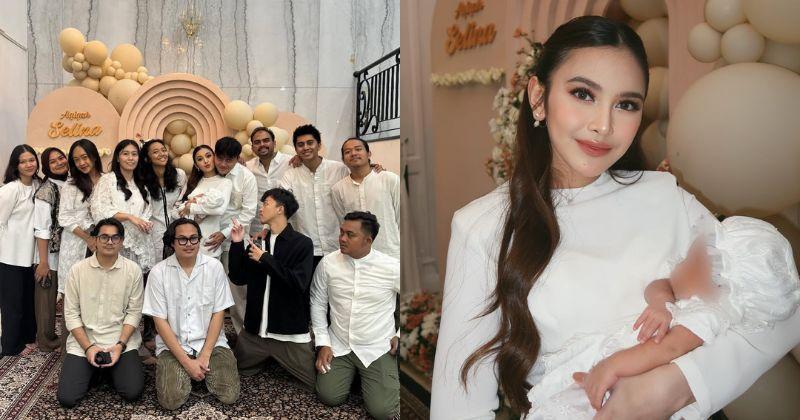 7 Momen Akikah Selina, Anak Mahalini dan Rizky Febian